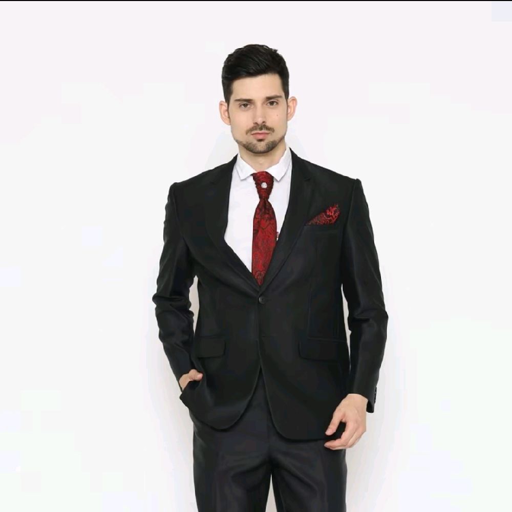 YUNG Jas Pria BIG SIZE Semi Wool Glossy – Setelan Jas Wedding & Formal