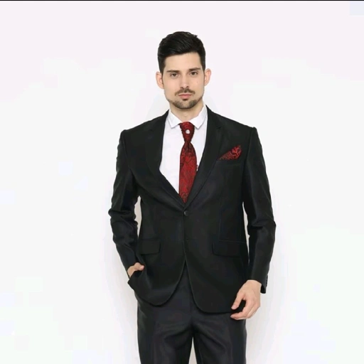 Image of YUNG Jas Pria BIG SIZE Semi Wool Glossy – Setelan Jas Wedding & Formal