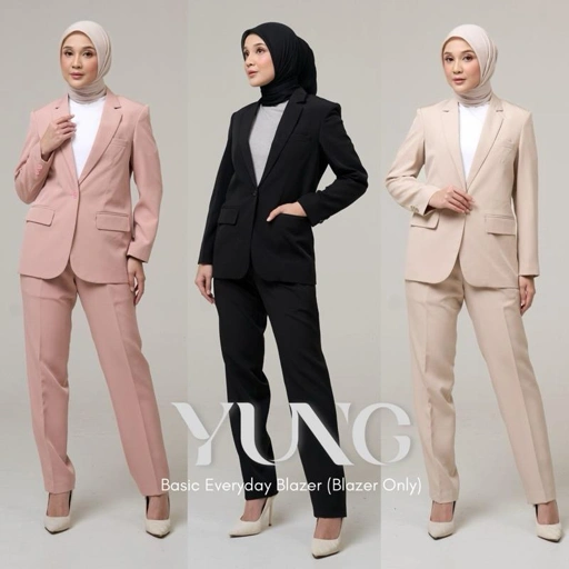 Image of BINAR BLAZER - Blazer Wanita - Blazer Only - Atasan Wanita Formal Casual - Women Suit