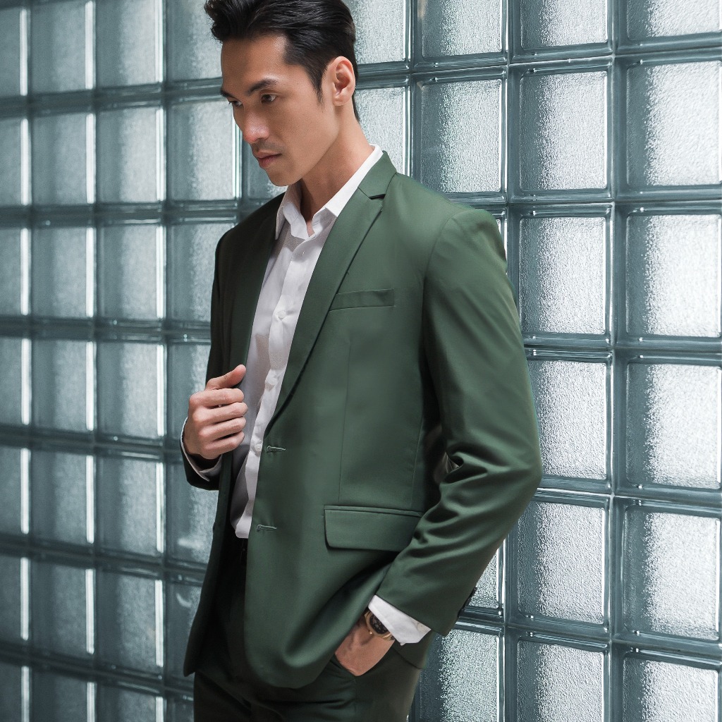 YUNG Blazer Jas Only Pria Formal Slimfit Premium High Twist