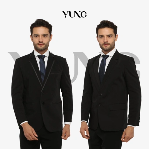 Image of jas formal jas kantor jas nikah pria stelan jas celana bonus cover jas