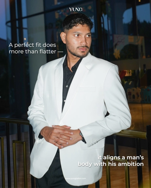 Image of Atasan Jas Pengantin Pria Semi Wool Glossy Jas Wedding Jas Nikah (Only Jas) - YUNG