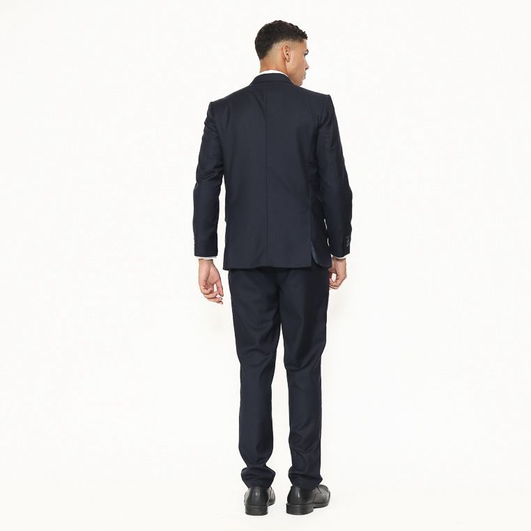 Setelan Jas Double Breasted Doff Polos Slim Fit Pria Formal & Casual - YUNG