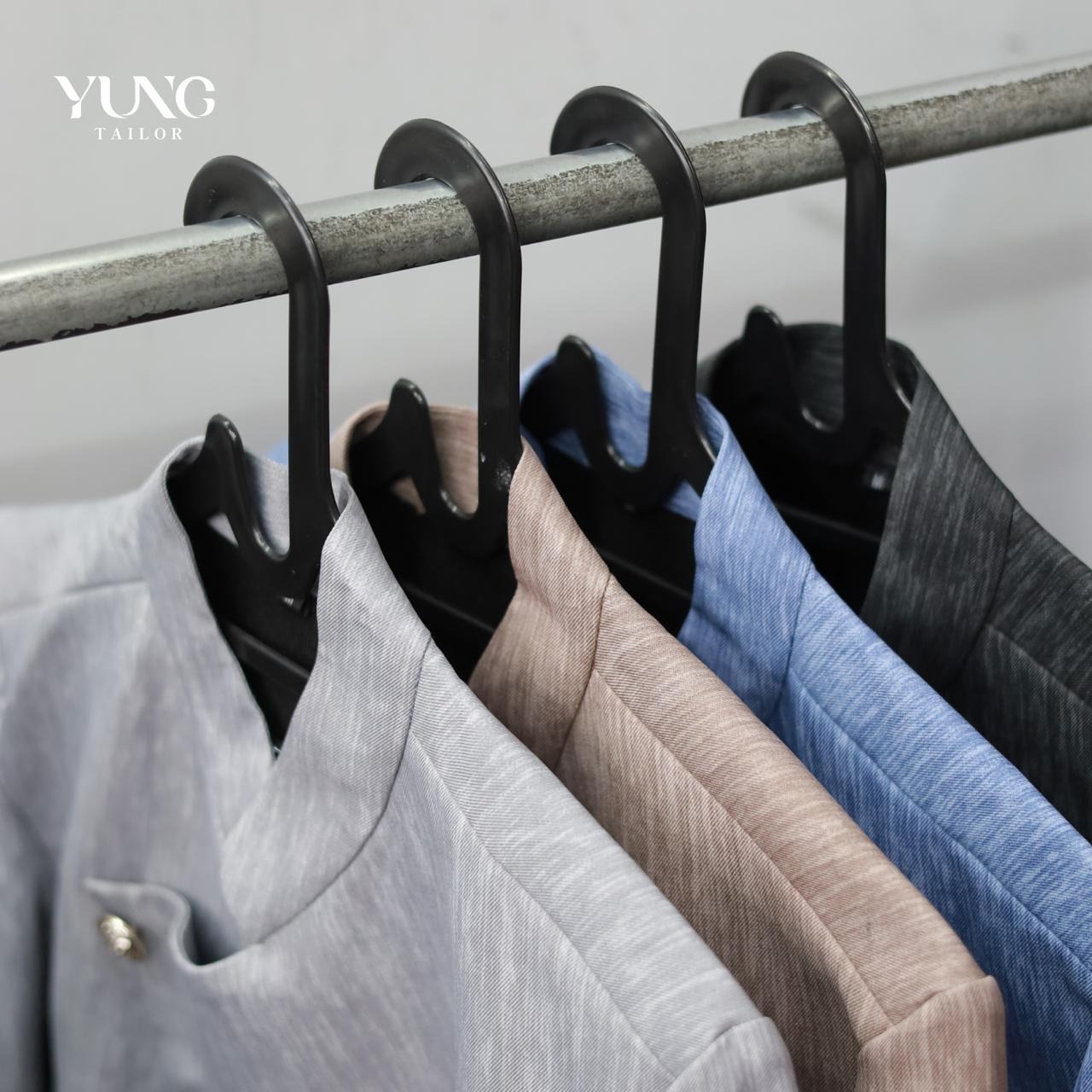 Beskap Shanghai Semiwool Motif Serat Strataraja - YUNG