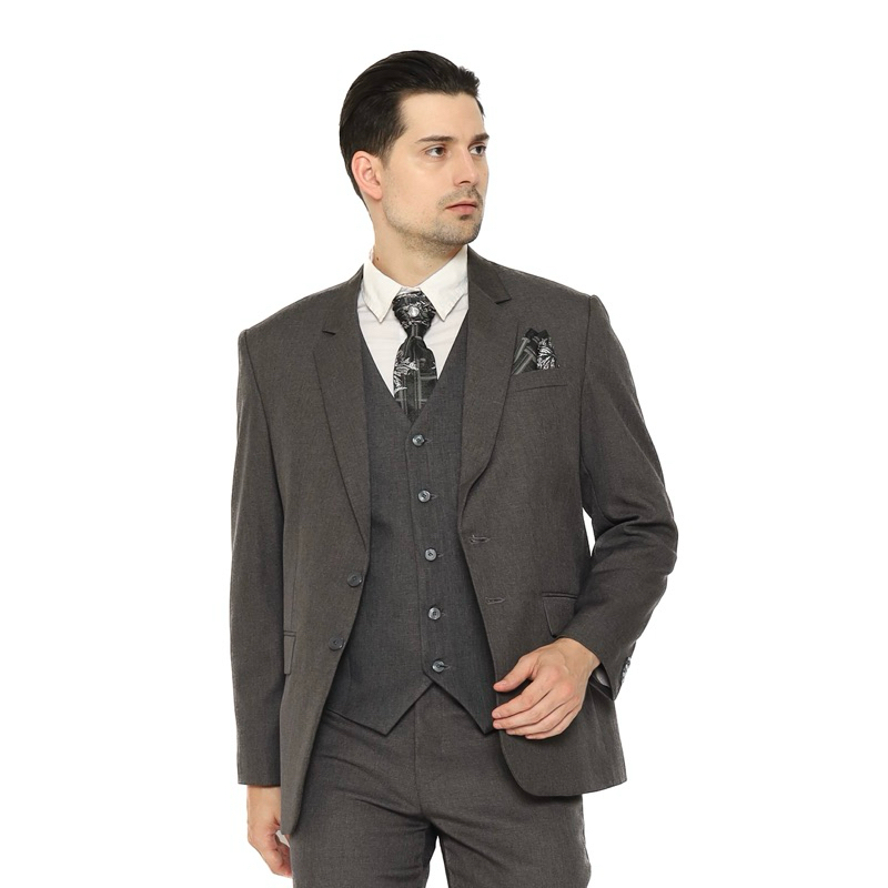 YUNG Rompi Formal Pengantin Semi Wool Stretch Vest Wedding