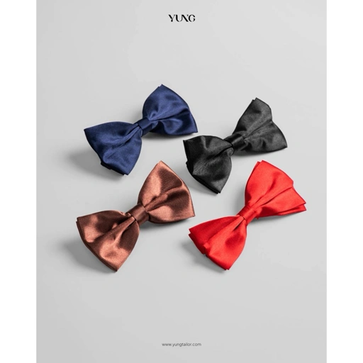 Image of YUNG Dasi Garis Garis dan Dasi Kupu Kupu Formal Pria