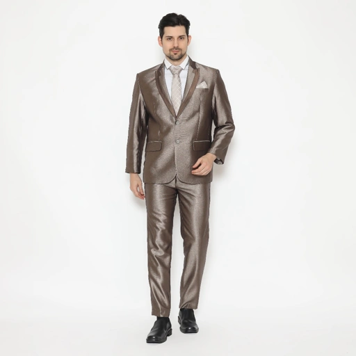 Image of Setelan Jas Semi Wool Luxury Fold Jas Pengantin Formal Slimfit - YUNG