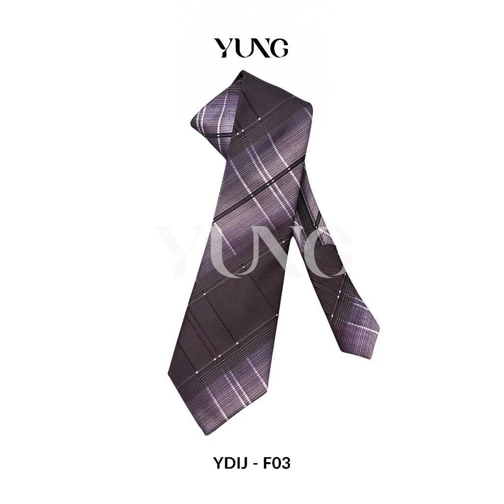 YUNG Dasi Resleting Wedding Dasi Instan Bahan Jackquard - 8cm x 48cm