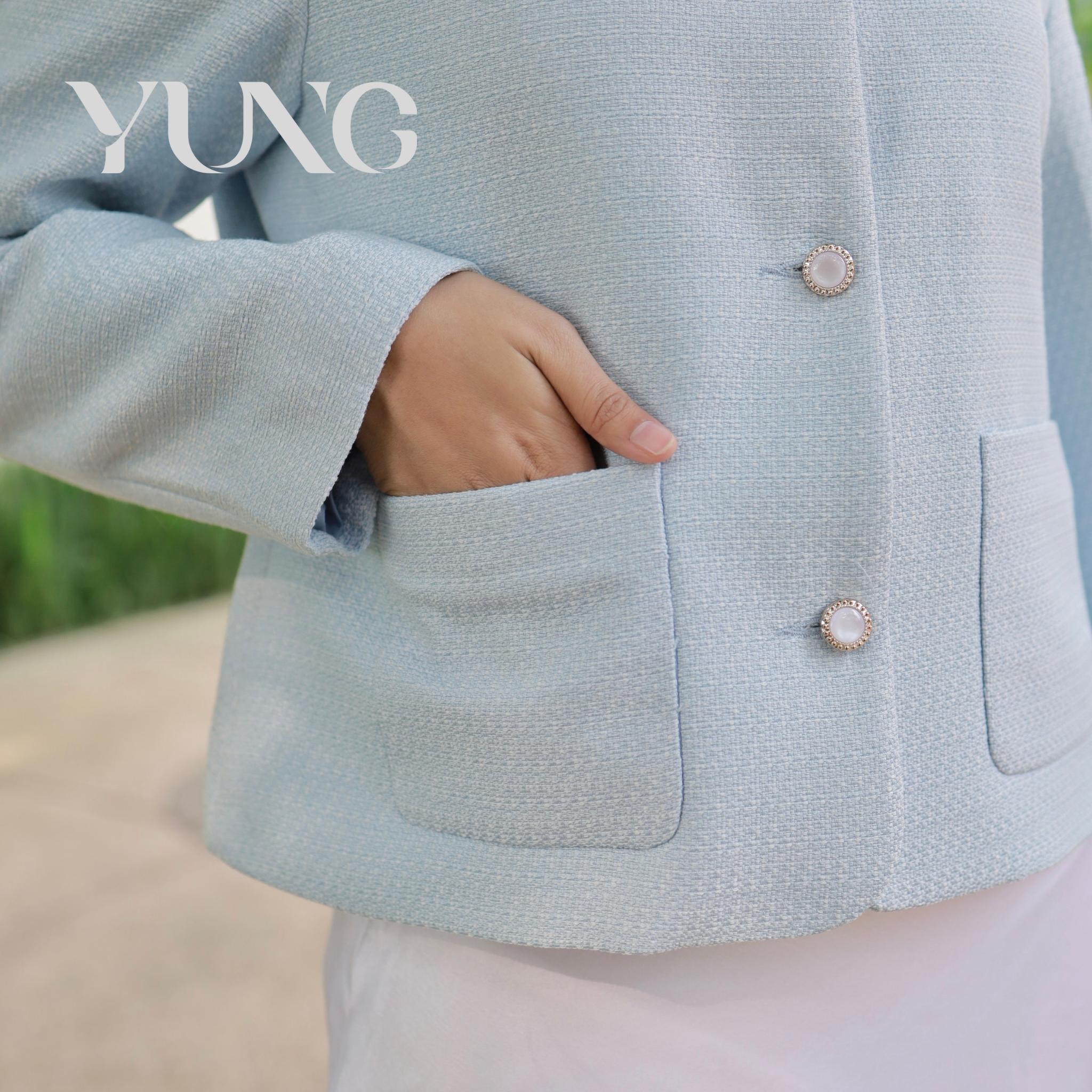 ALMA BLAZER - Blazer Wanita - Tweed Blazer - Atasan Wanita Formal Casual - Women Suit