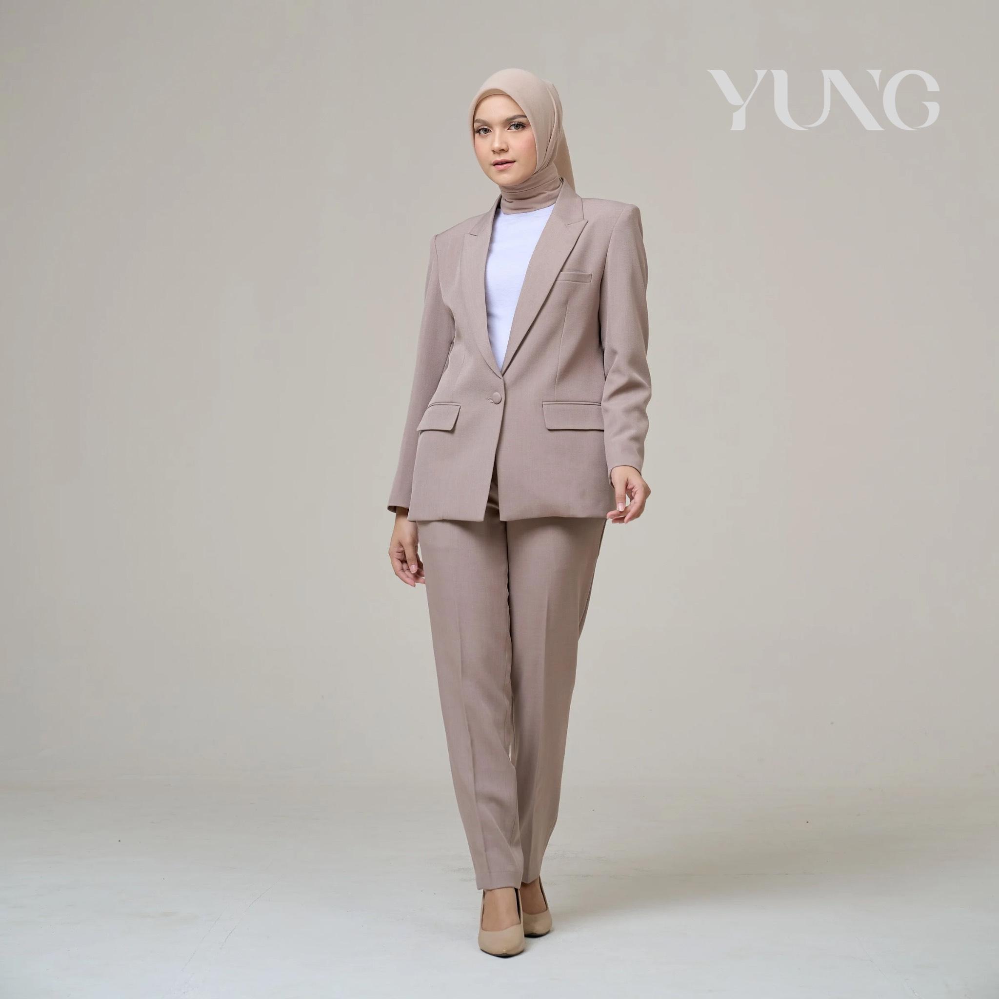 NARA BLAZER ONE SET - Blazer One Set - Setelan Blazer Wanita Formal Casual - Women Suit