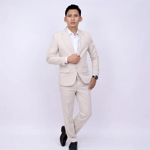 Image of ARES Blazer Setelan Jas Pria Formal  Doff Classic Modern - YUNG