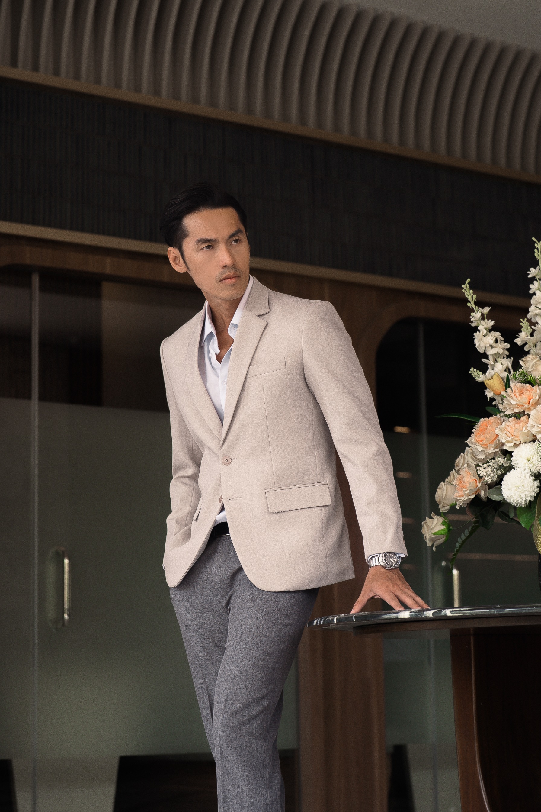  Atasan Jas Wedding Pria Semiwool Stretch Doff (Only Jas)