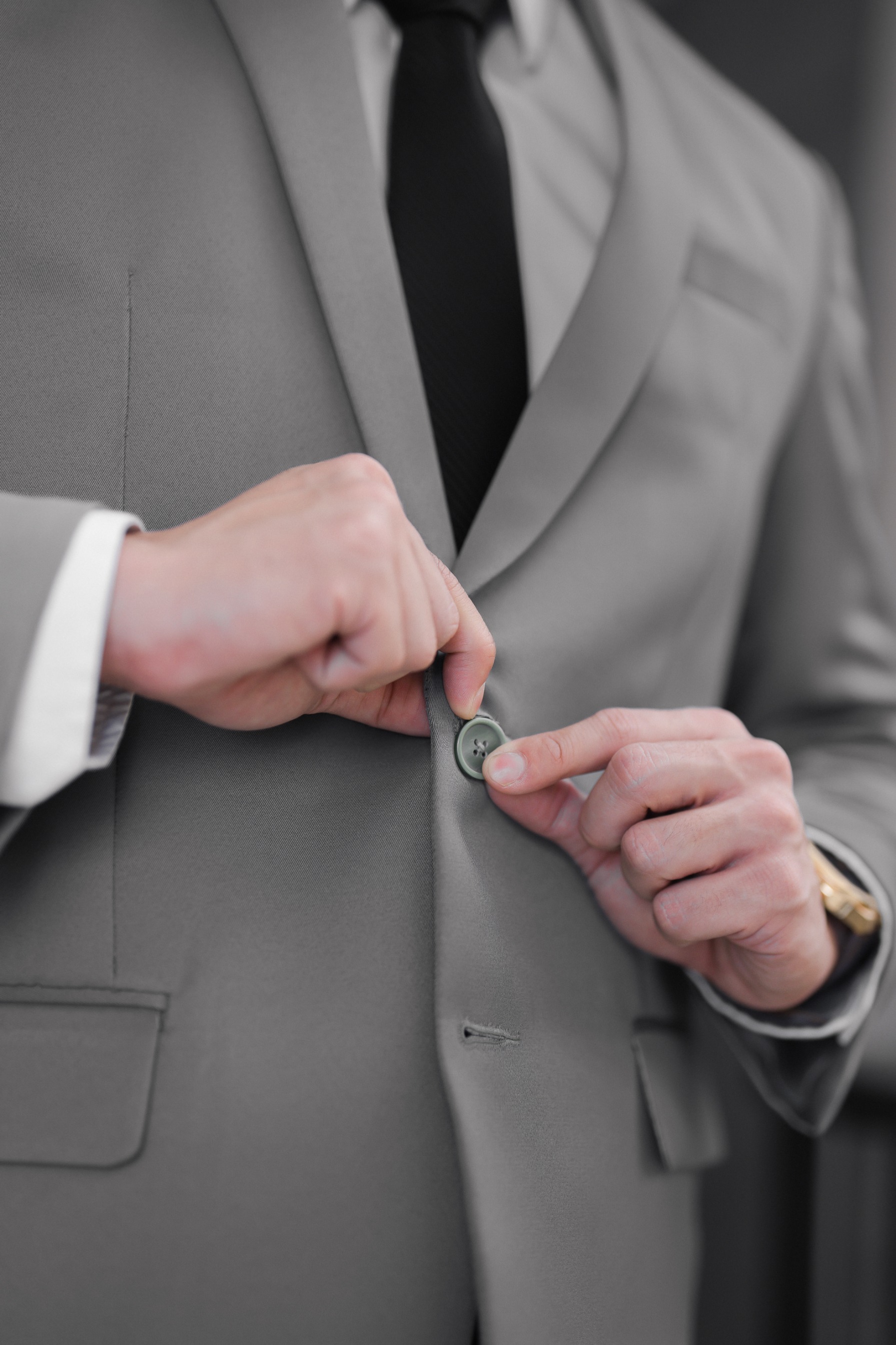 YUNG TAILOR - Jas Pria Pengantin Formal Wisuda Setelan Premium Hightwist Doff Polos