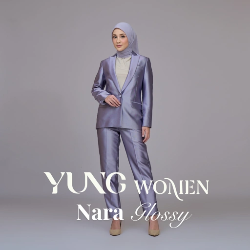Image of NARA GLOSSY ONE SET - Blazer One Set - Setelan Blazer Wanita Formal Casual - Women Suit