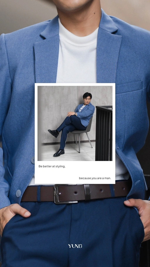 Image of  Atasan Jas Wedding Pria Semiwool Stretch Doff (Only Jas)