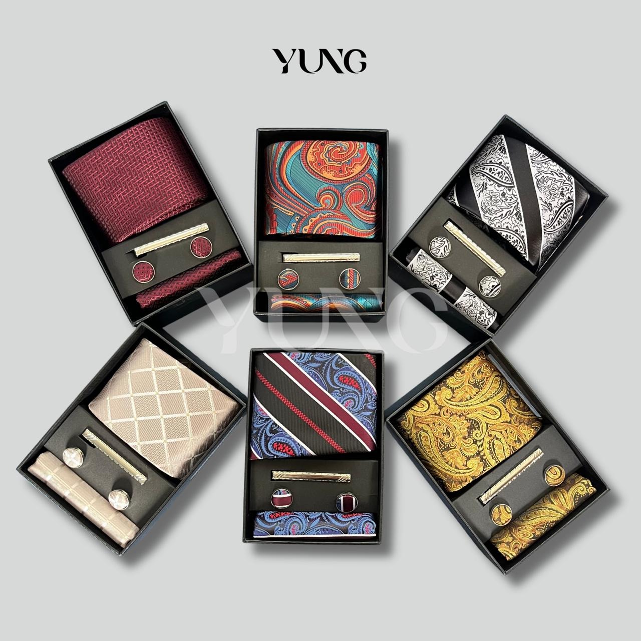 YUNG Dasi Pria dan Pocket Formal Luxury