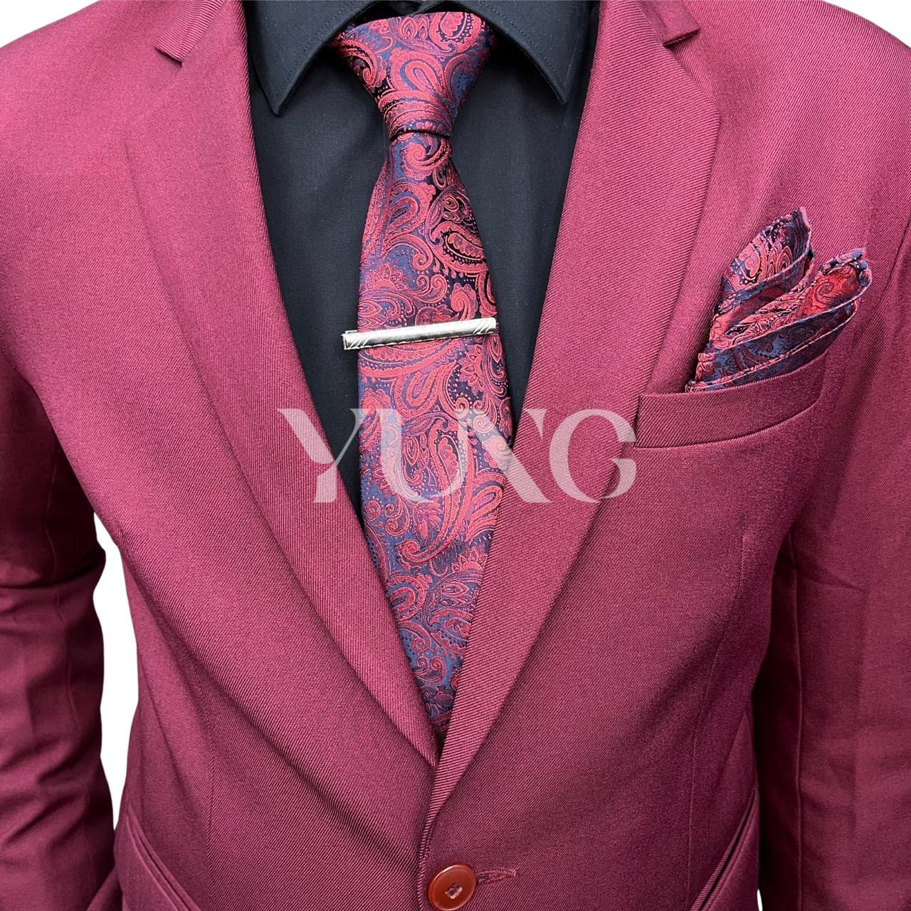YUNG Dasi Pria dan Pocket Formal Luxury
