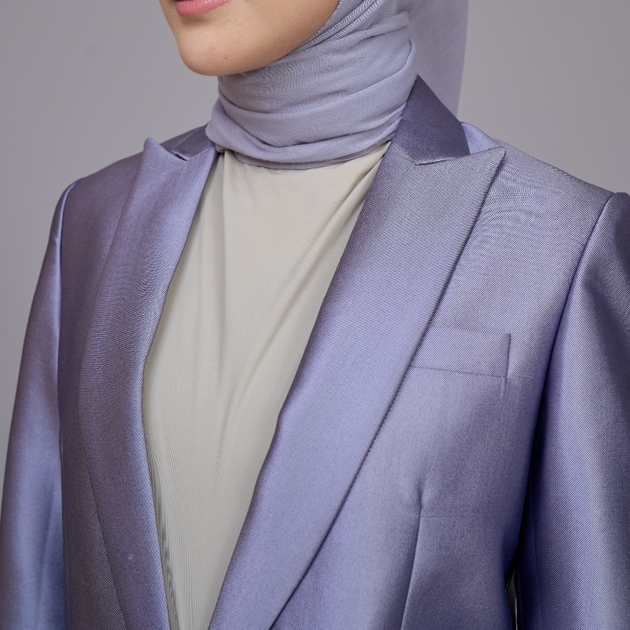 NARA GLOSSY ONE SET - Blazer One Set - Setelan Blazer Wanita Formal Casual - Women Suit