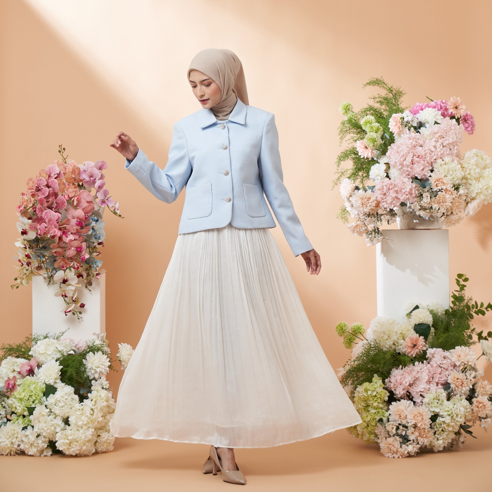 LUNA BLAZER - Blazer Wanita - Premium Tweed Blazer - Atasan Wanita Formal Casual - Women Suit