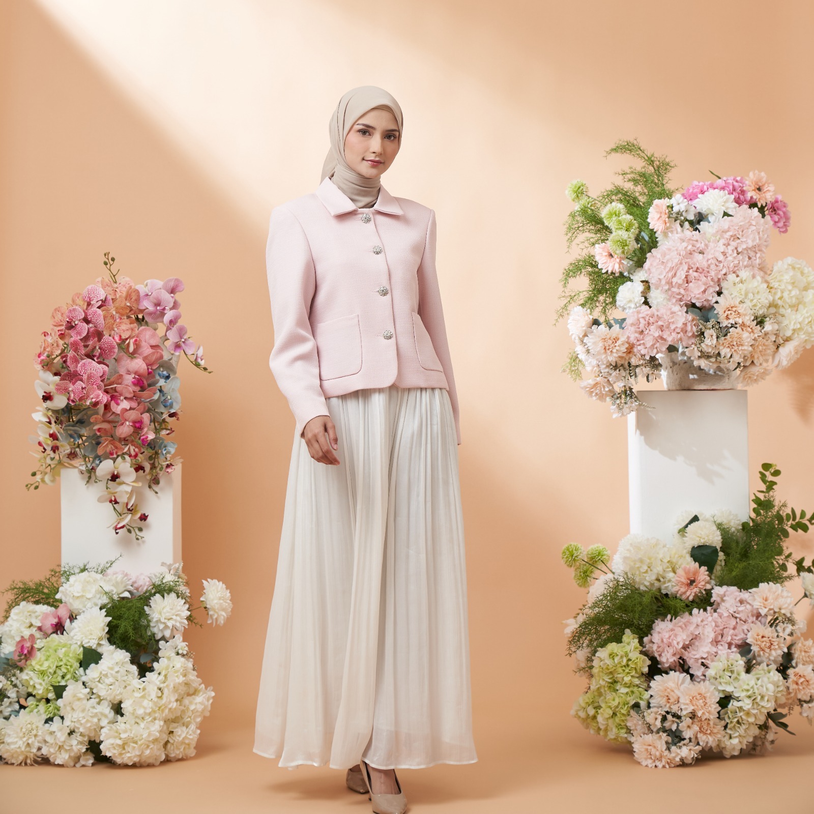 LUNA BLAZER - Blazer Wanita - Premium Tweed Blazer - Atasan Wanita Formal Casual - Women Suit