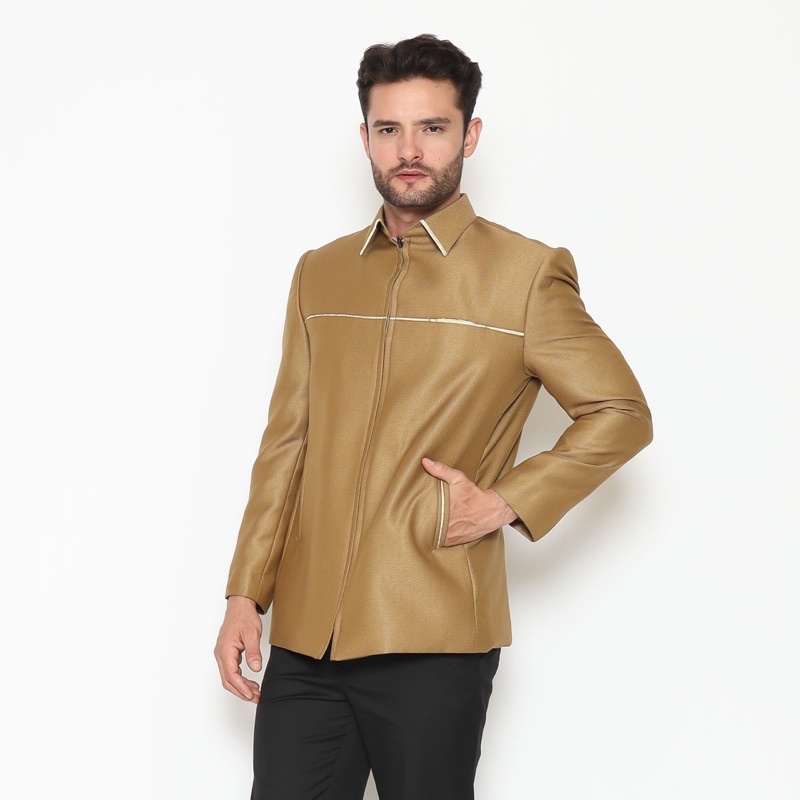 Jasket Jaket Jas Pria Formal Semi Wool - YUNG