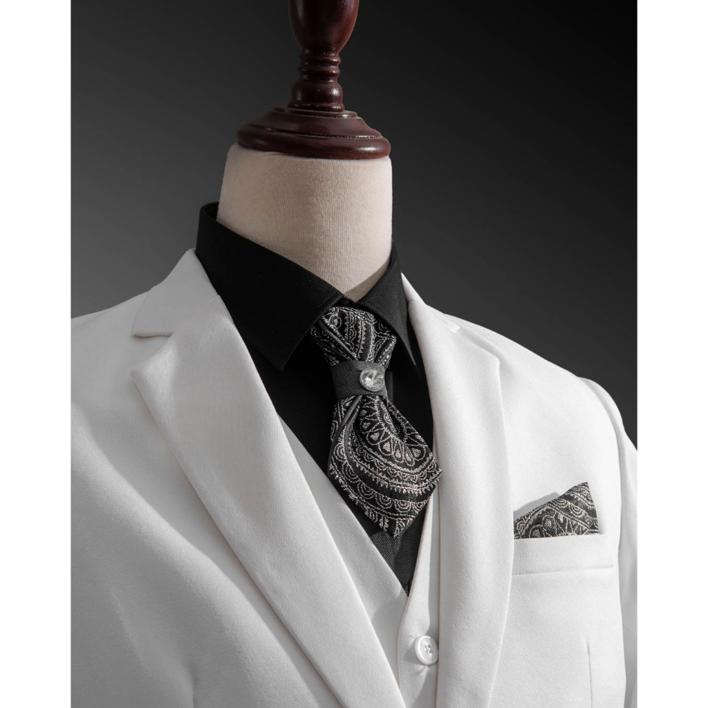 Full Set Jas Pria Semiwool Stretch Doff (Jas + Celana + Rompi + Dasi + Cover) - YUNG