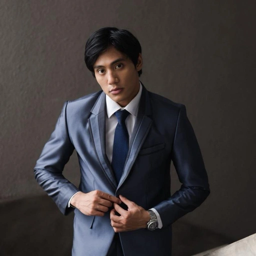 Image of Atasan Jas Pengantin Pria Semi Wool Glossy Jas Wedding Jas Nikah (Only Jas) - YUNG