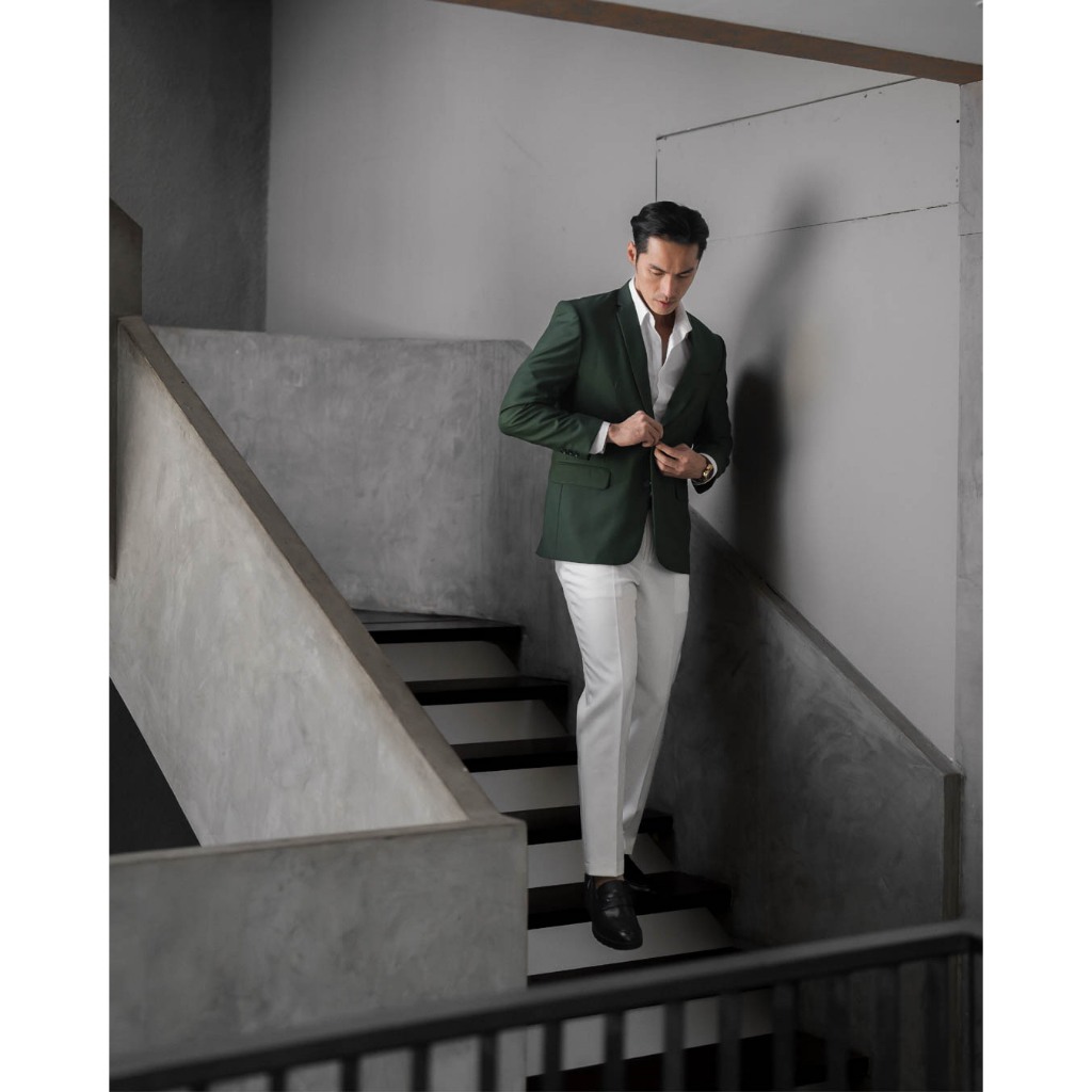 YUNG Blazer Jas Only Pria Formal Slimfit Premium High Twist