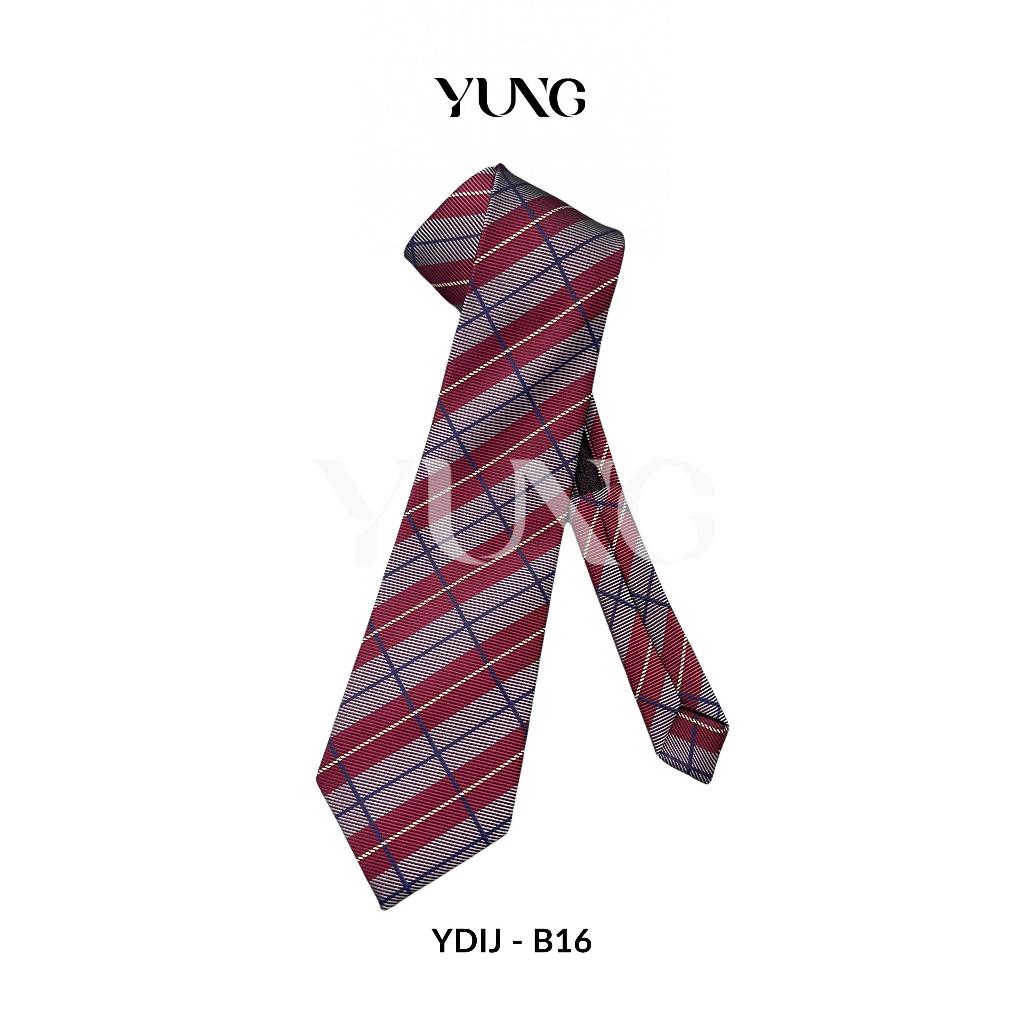 YUNG Dasi Resleting Wedding Dasi Instan Bahan Jackquard - 8cm x 48cm
