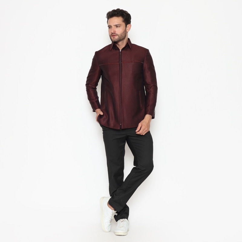 Jasket Jaket Jas Pria Formal Semi Wool - YUNG