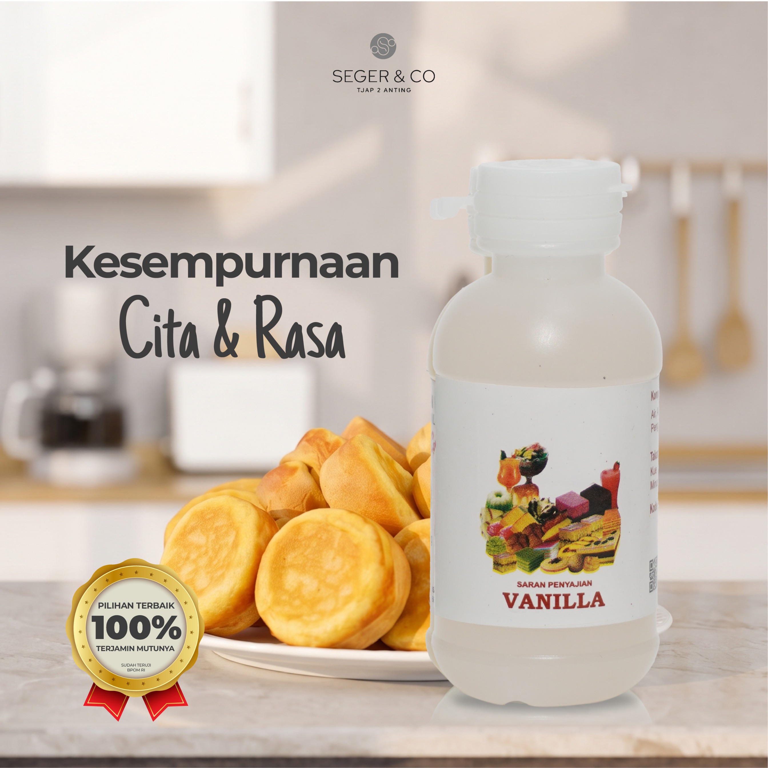 Seger & Co Perisa Essence Vanila Cair 55ml