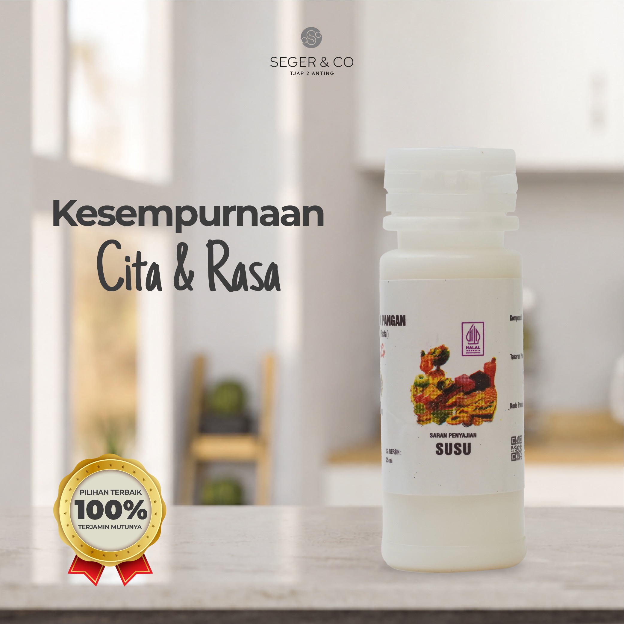 Seger & Co Perisa Essence Susu 25ml