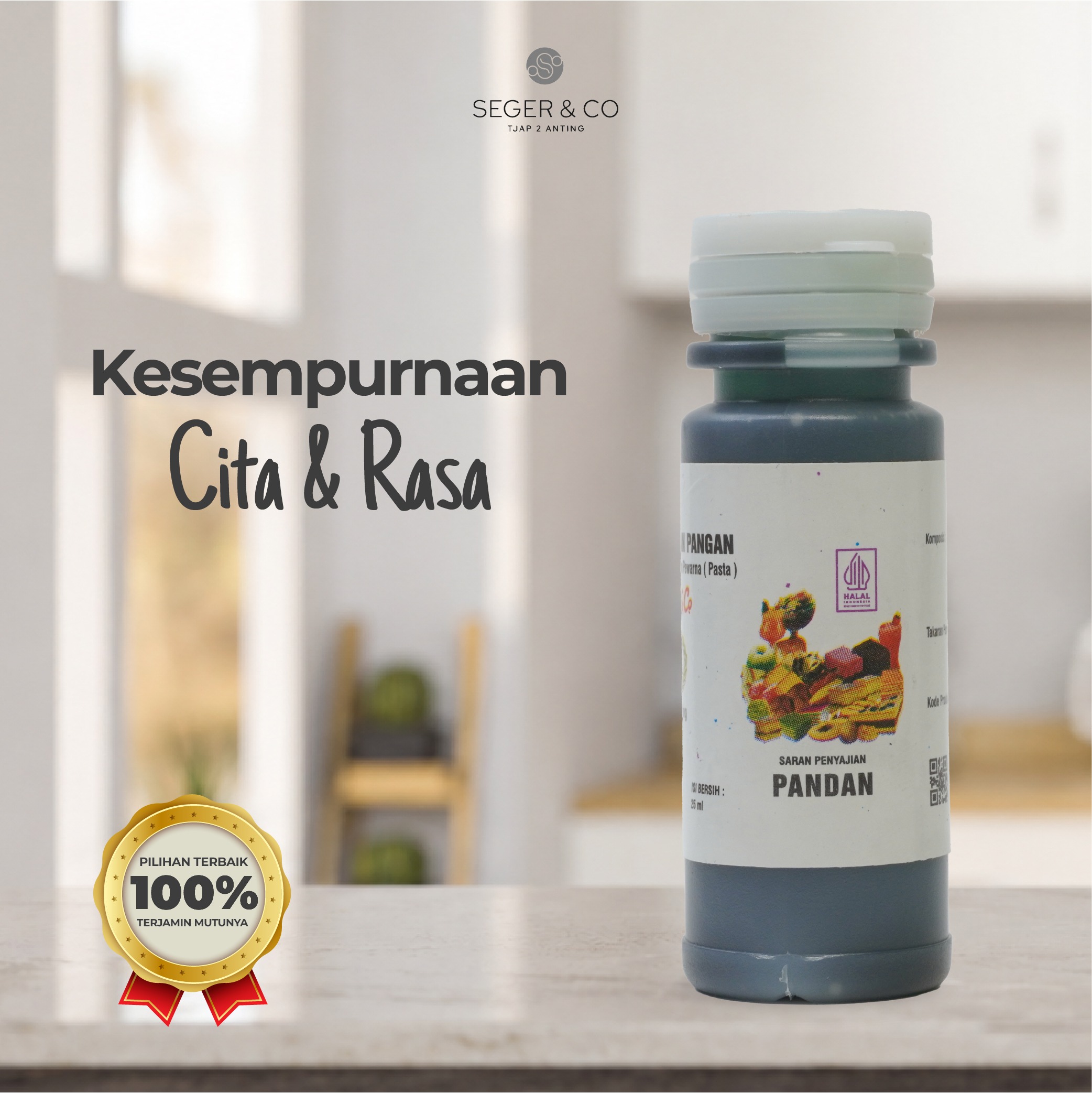 Seger & Co Perisa Essence Pandan 25ml