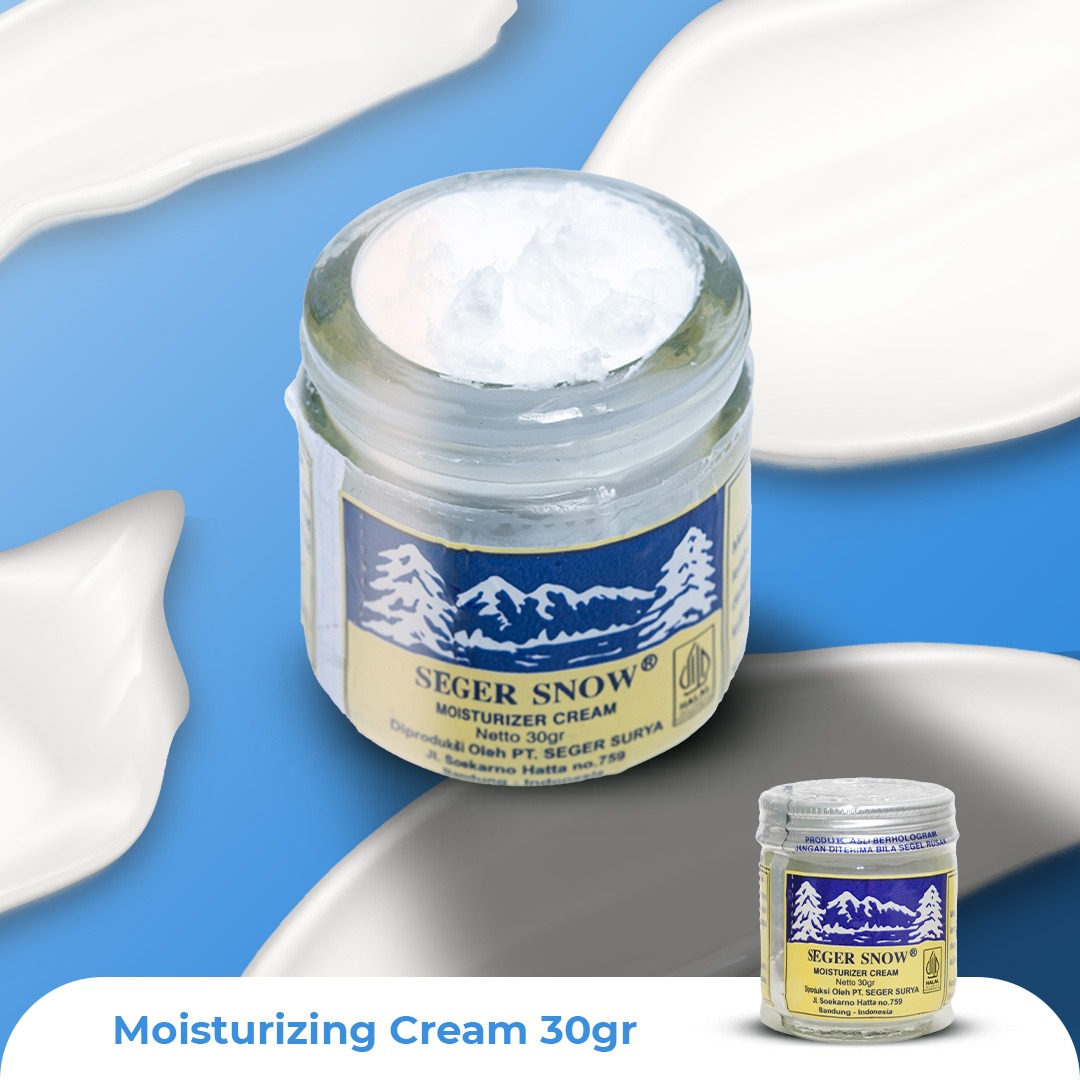 Seger Snow Bundle Lightening Cream Moisturizer Cream | Melembabkan Mencerahkan Menghaluskan Kulit