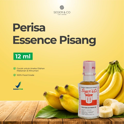 Seger & Co Pisang Essence Pasta Perisa Makanan 12ml Food Flavors Bahan Tambahan pangan
