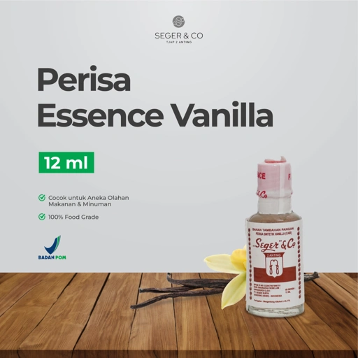 Seger & Co Vanila Cair Essence Pasta Perisa Makanan 12ml Food Flavors Bahan Tambahan pangan