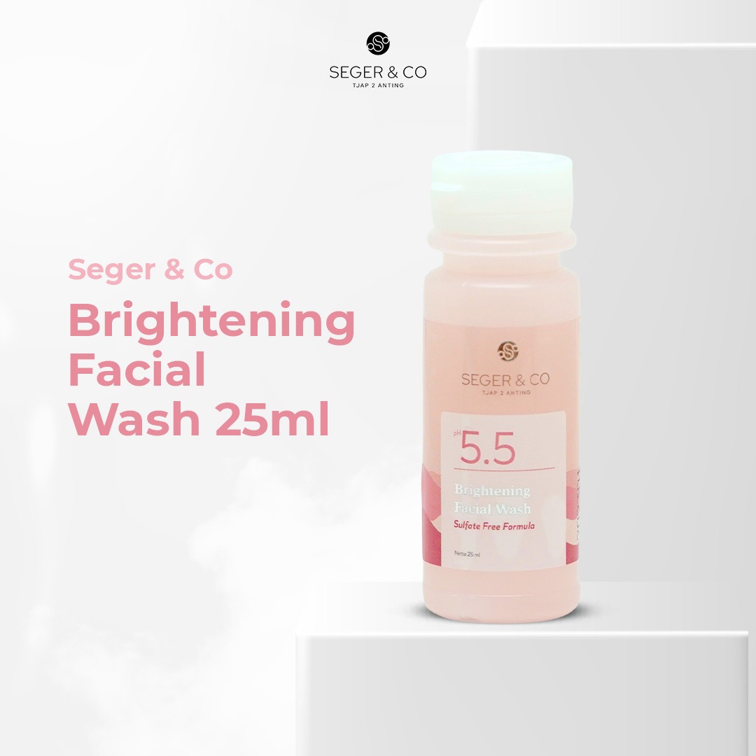 Seger & Co Brightening Facial Wash 25ml pH 5.5 Sulfate Free