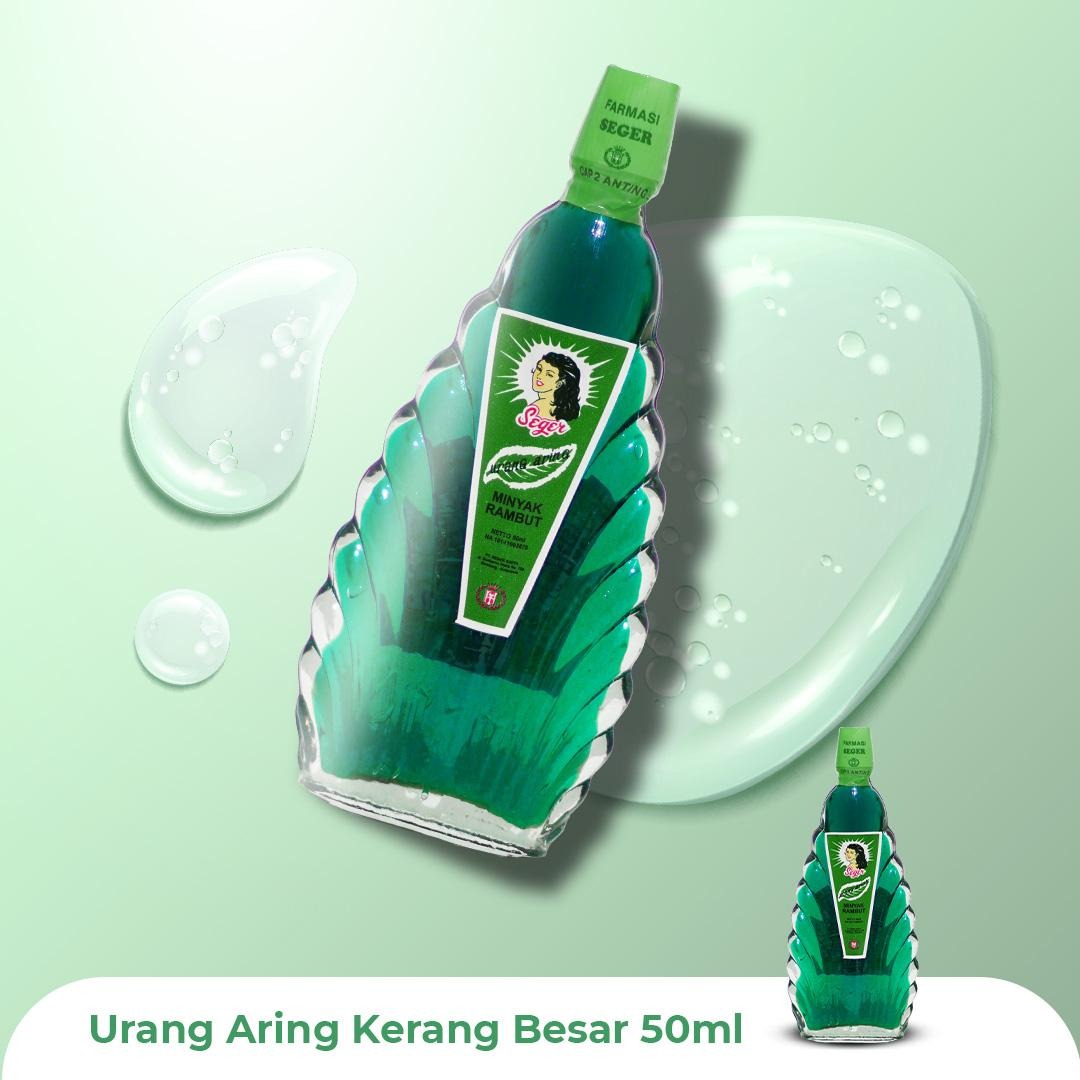 Seger Snow 2in1 Bundle Urang Aring Kerang Besar 50ml & Seger Baby Moisturizer Cream | Perawatan Rambut & Wajah Menyuburkan, Melembapkan & Mencerahkan