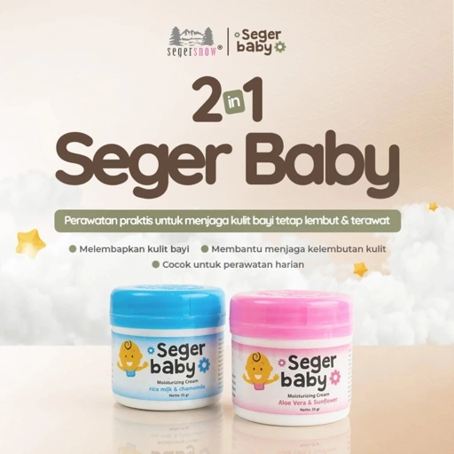 Image of Seger Baby Bundle 2in1 – Moisturizer Cream 35gr 2pcs
