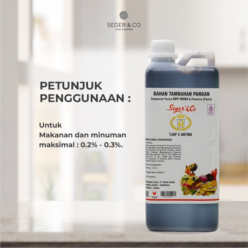 Seger & Co Perisa Essence Kopi Moka 1 L