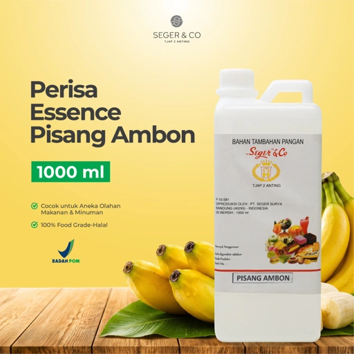 Seger & Co Essence Magic Water Pisang Ambon Kecil Pasta Perisa Makanan 1 Liter