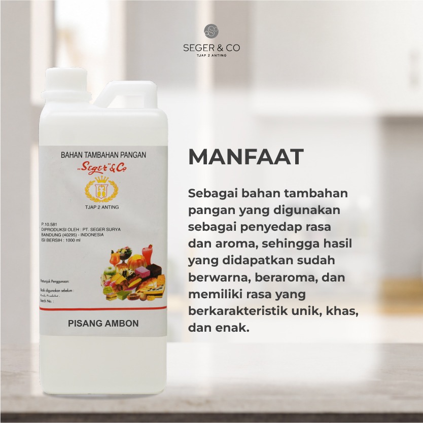 Seger & Co Perisa Essence Pisang Ambon 1 Liter