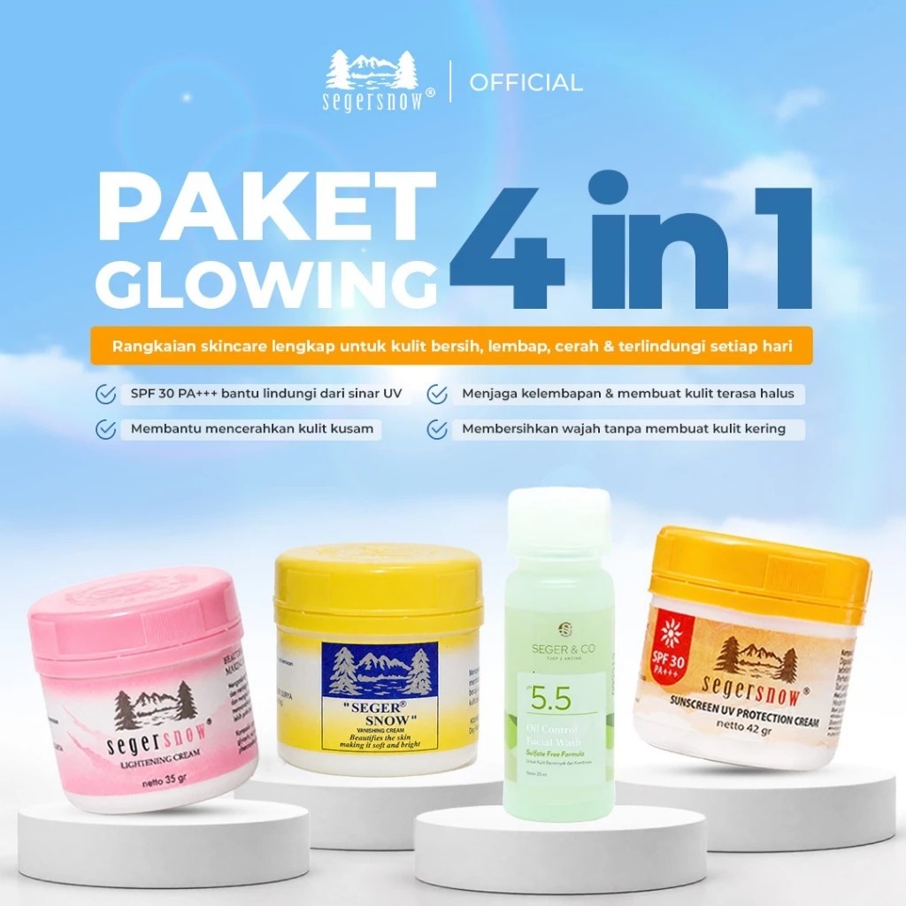 Seger Snow Paket Glowing Oil Control 4in1