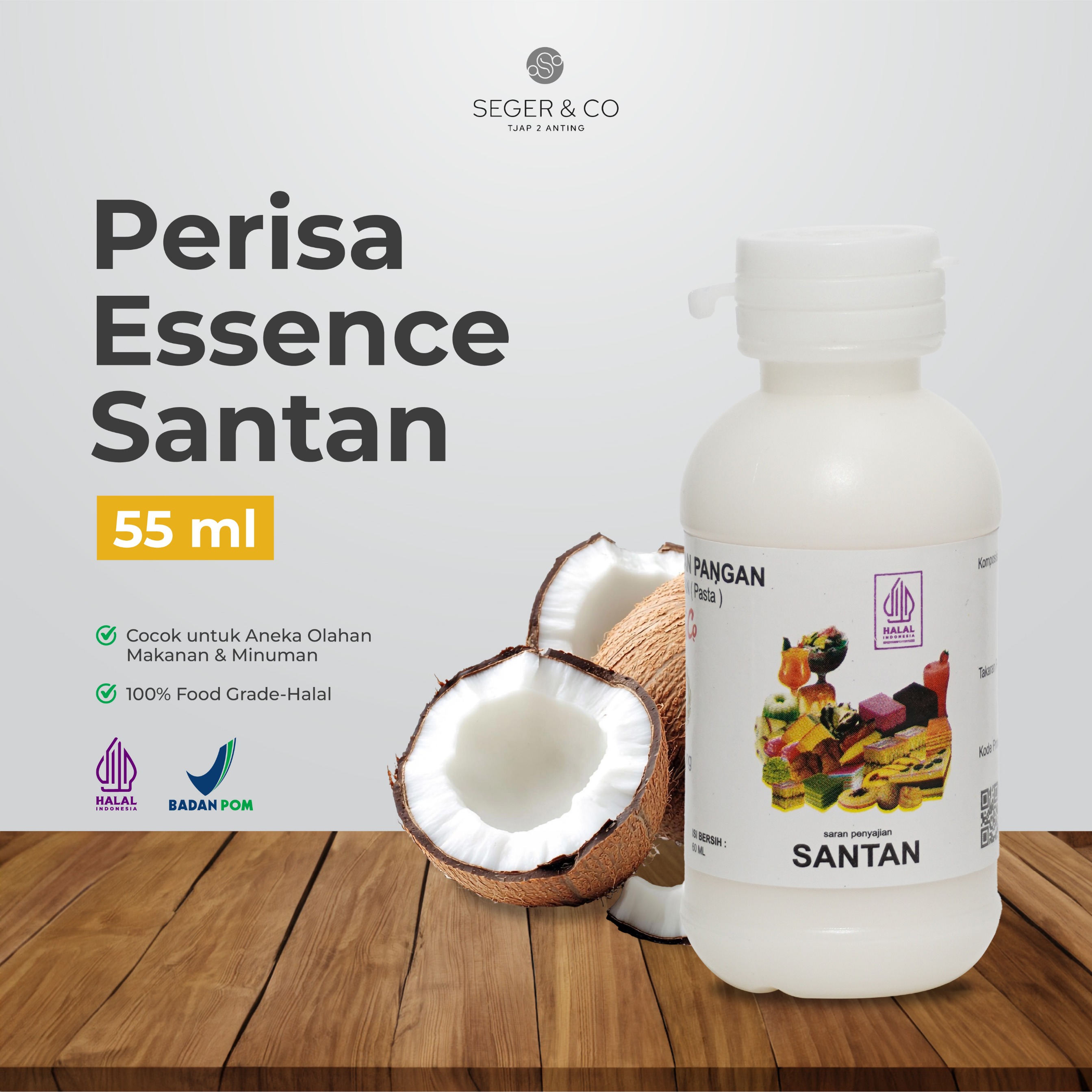 Seger & Co Perisa Essence Santan 55ml