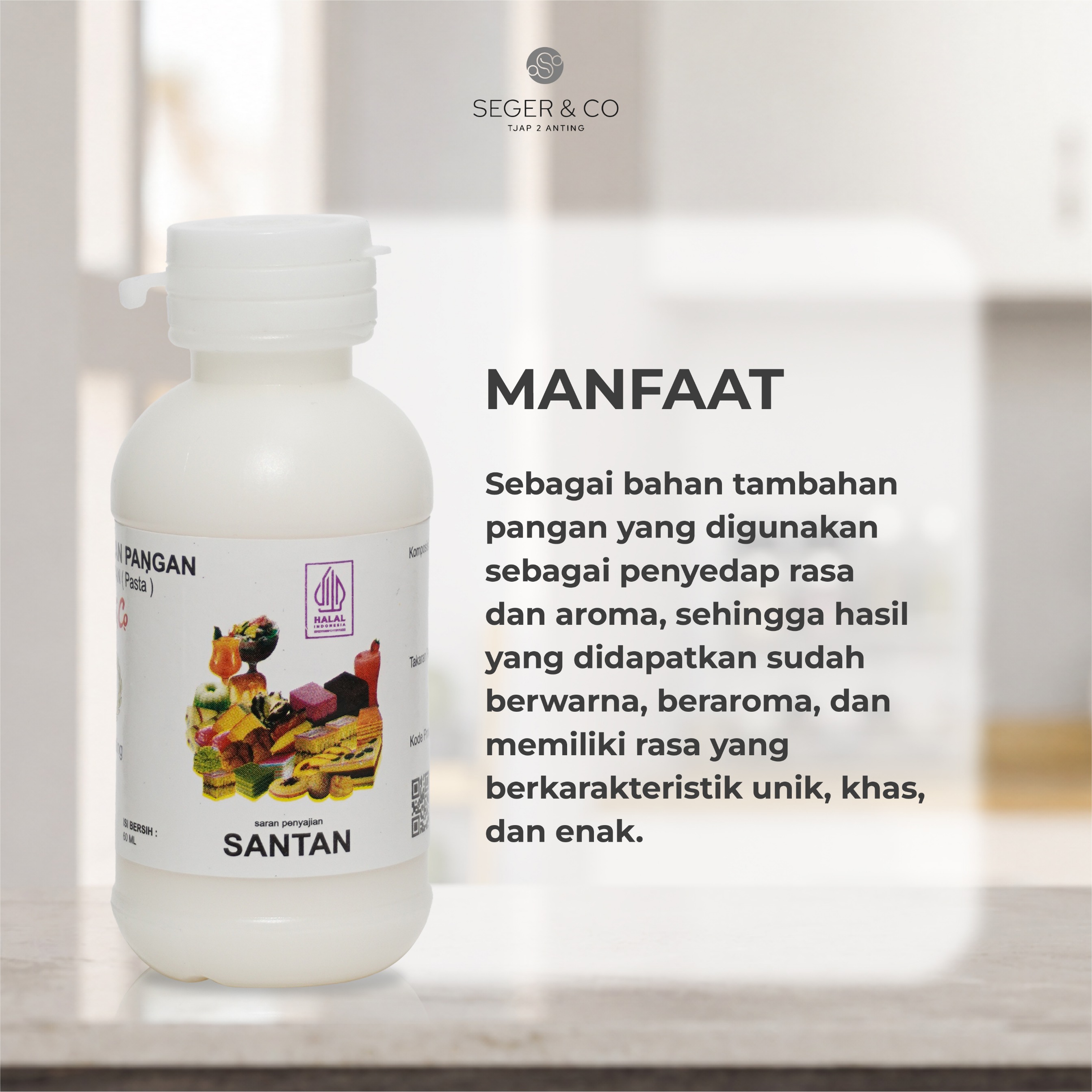 Seger & Co Perisa Essence Santan 55ml
