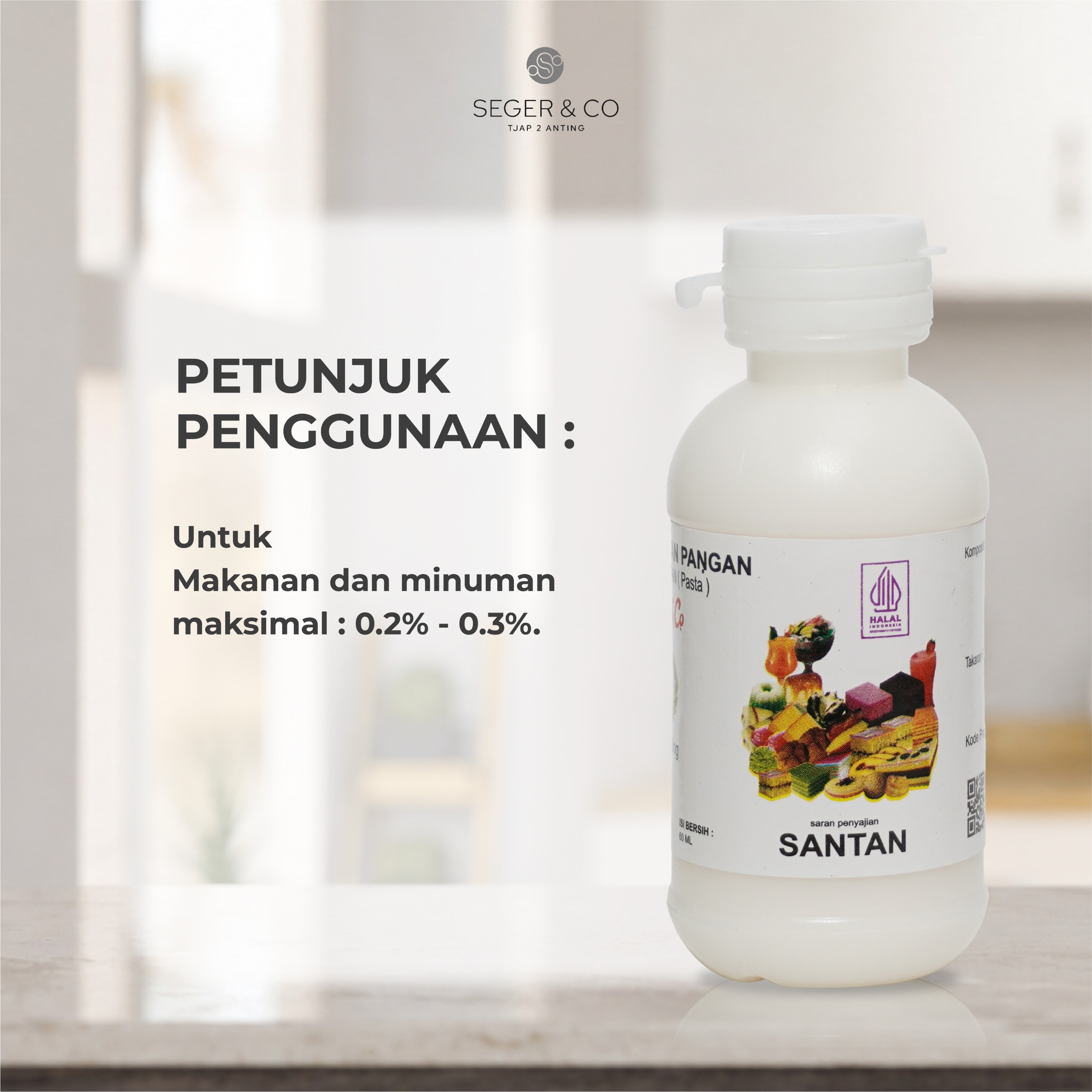 Seger & Co Perisa Essence Santan 55ml