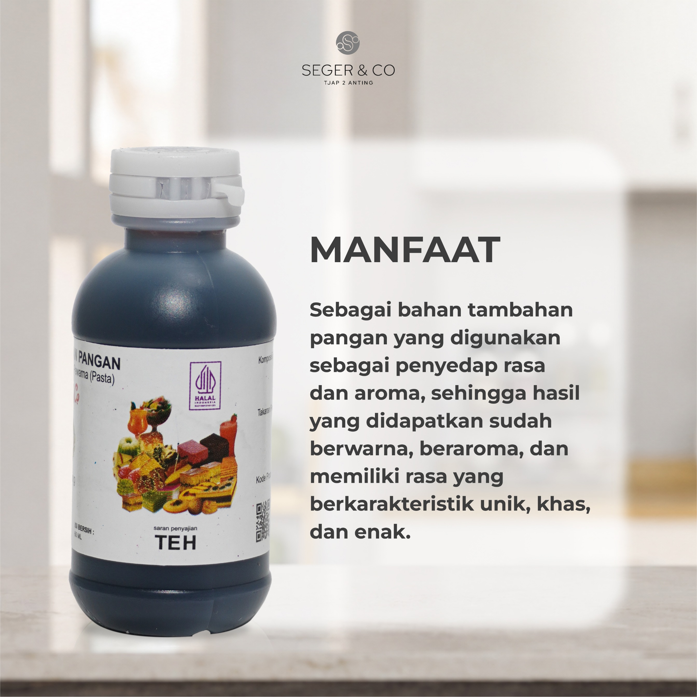 Seger & Co Perisa Essence Teh 55ml