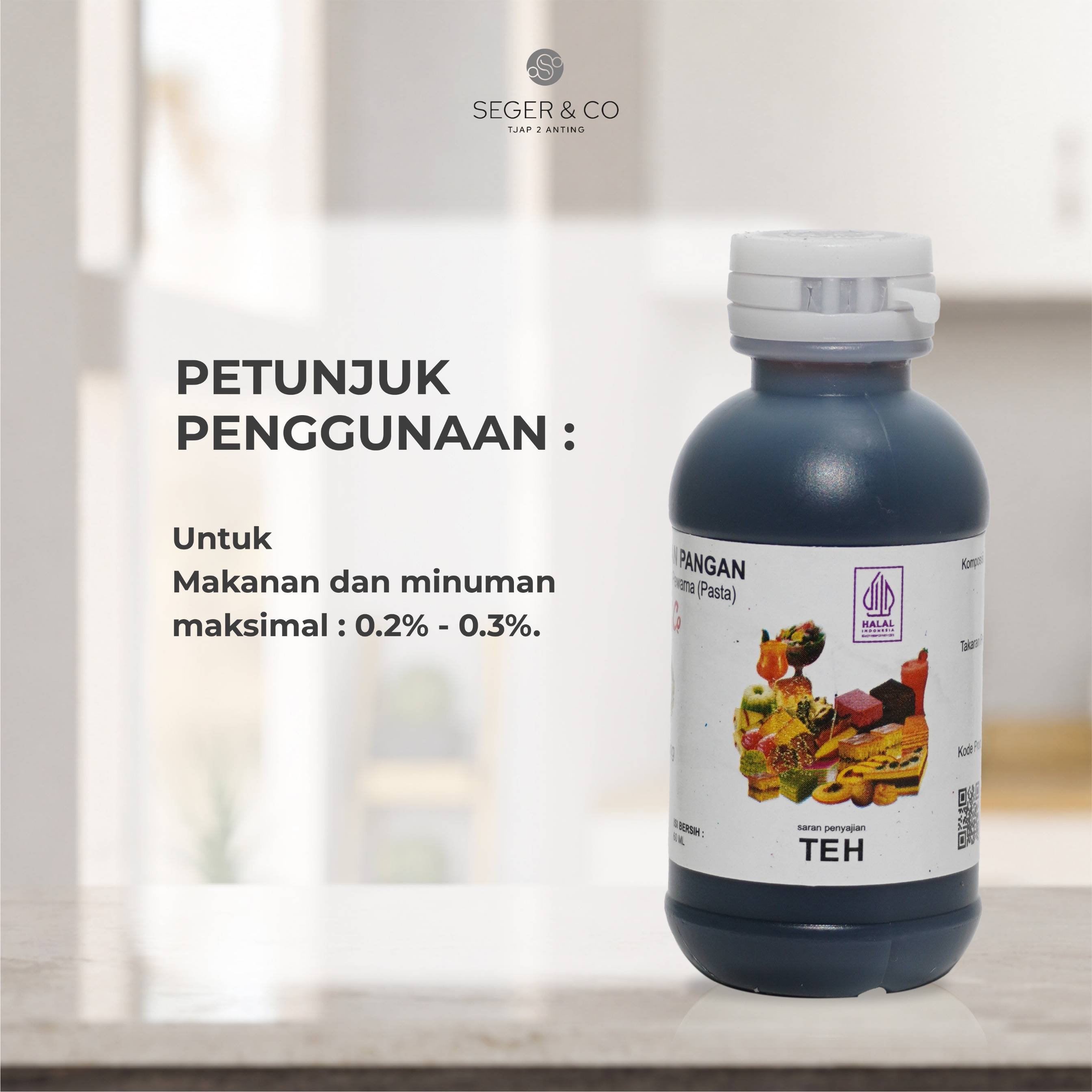Seger & Co Perisa Essence Teh 55ml