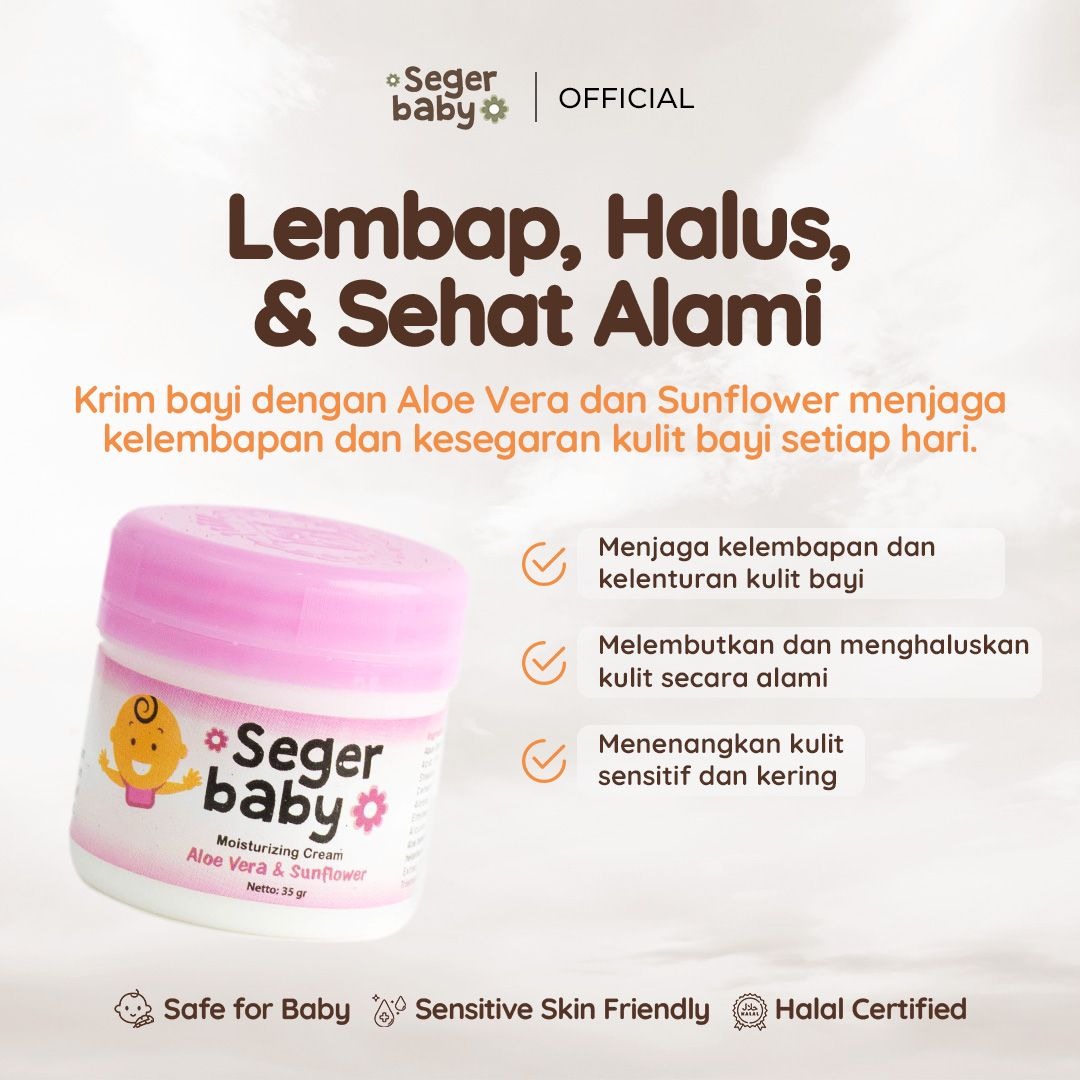 Seger Snow & Seger Baby Paket Perawatan Ibu & Anak | Mencerahkan dan Melembabkan Wajah | Meratakan Warna Kulit | Skincare Anak