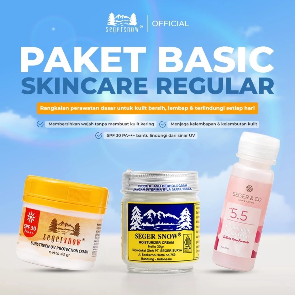 Seger Snow Paket Basic Skincare Regular